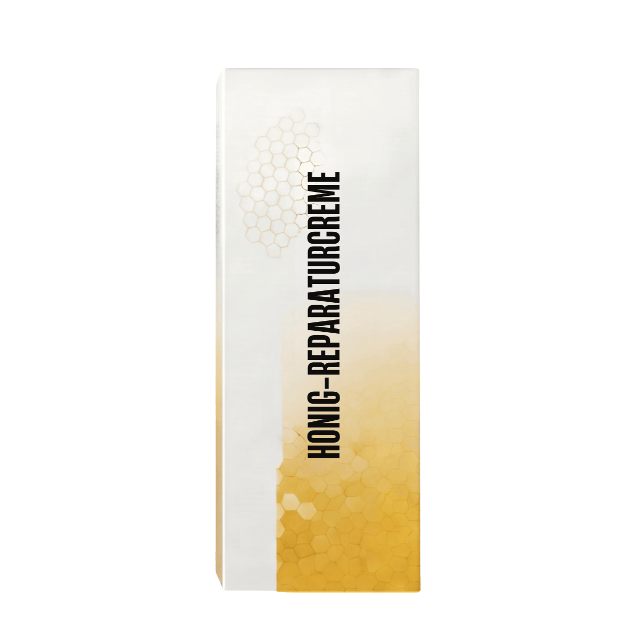 Crème réparatrice au miel de luxe - Emballage de crème hydratante pour les soins quotidiens de la peau.
