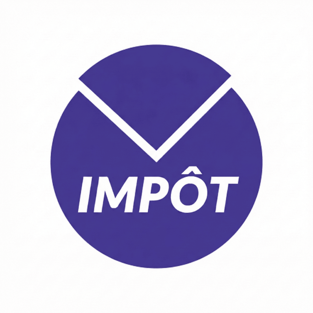 Logo représentant le service virtuel Impôt, essentiel pour le calcul des taxes sur les achats.