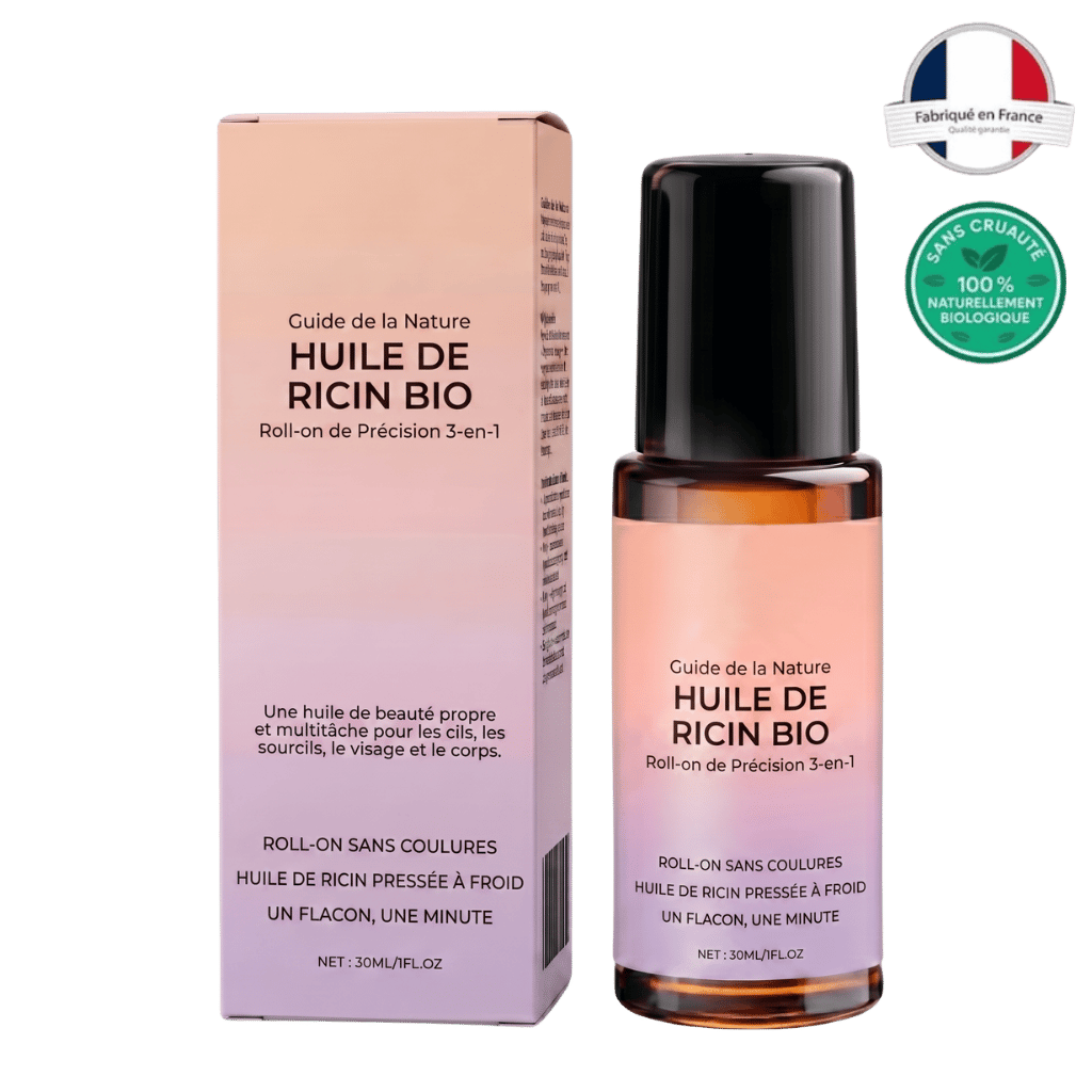 Roll-on d'huile de ricin bio