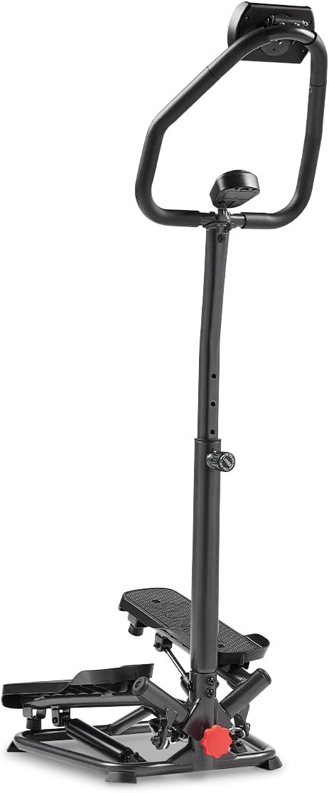 Autera StepCore™ mini stepper with integrated handles and resistance bands for effective home cardio workouts.