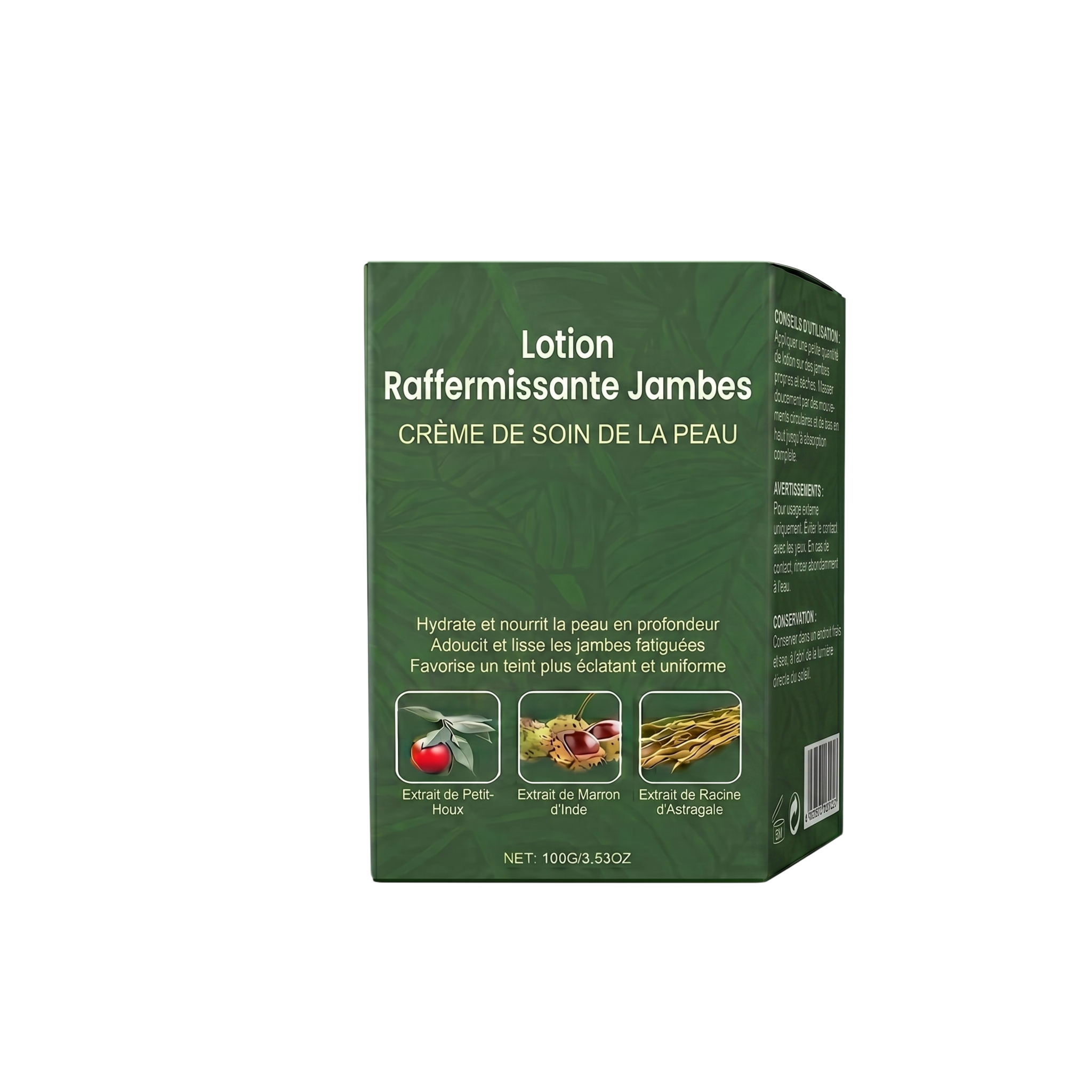 Lotion Raffermissante Jambes, crème de soin hydratante pour des jambes plus lisses et fermes.