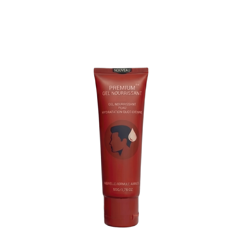 Tube de Premium Gel Nourrissant pour une peau douce et hydratée au quotidien.