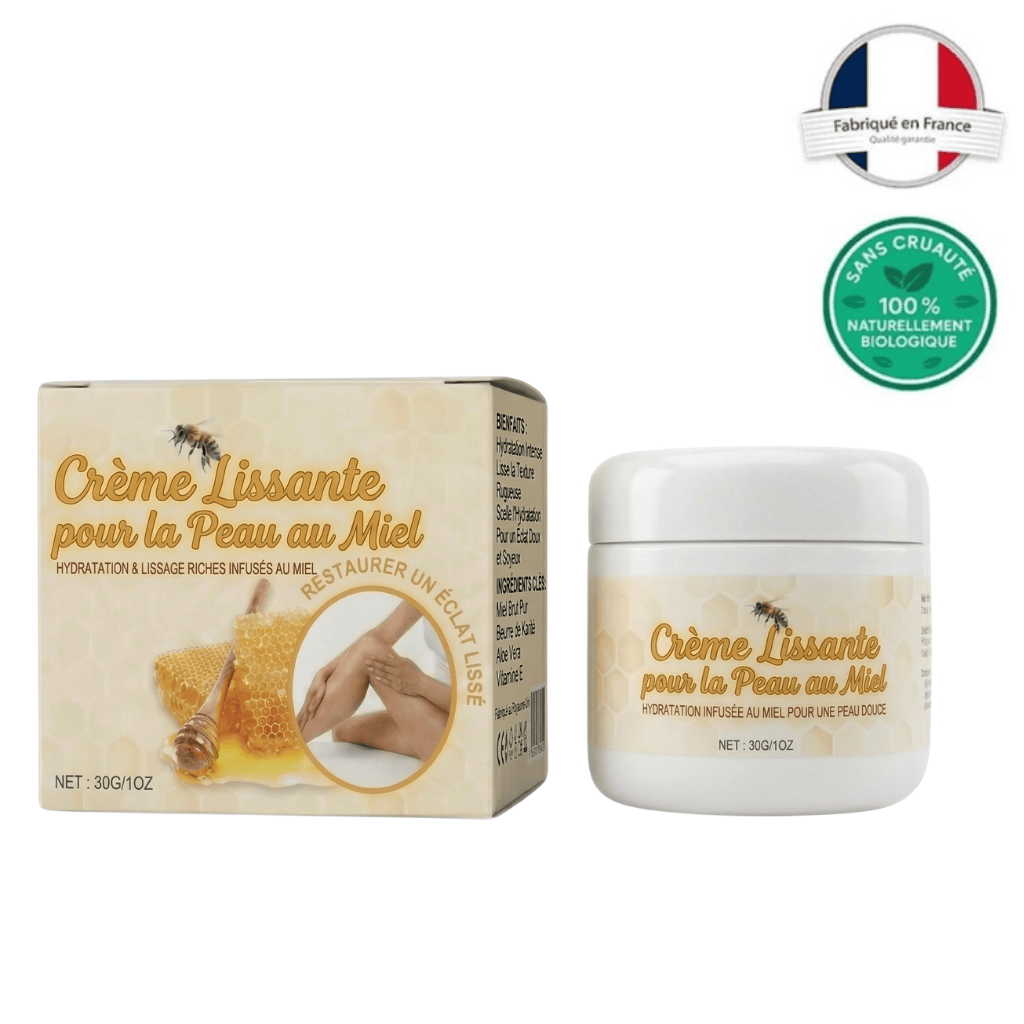 Crème Lissante au Miel pour la Peau