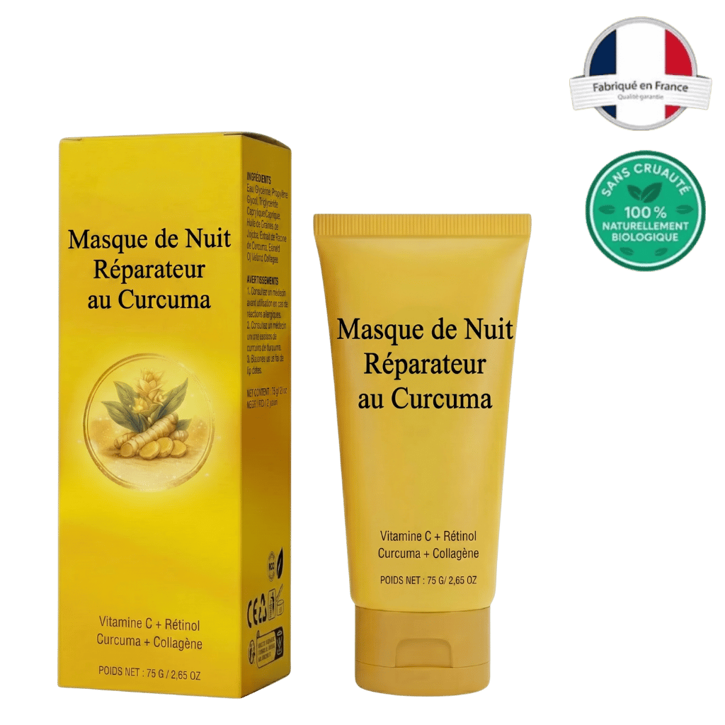 Crème Masque Visage au Curcuma de Luxe