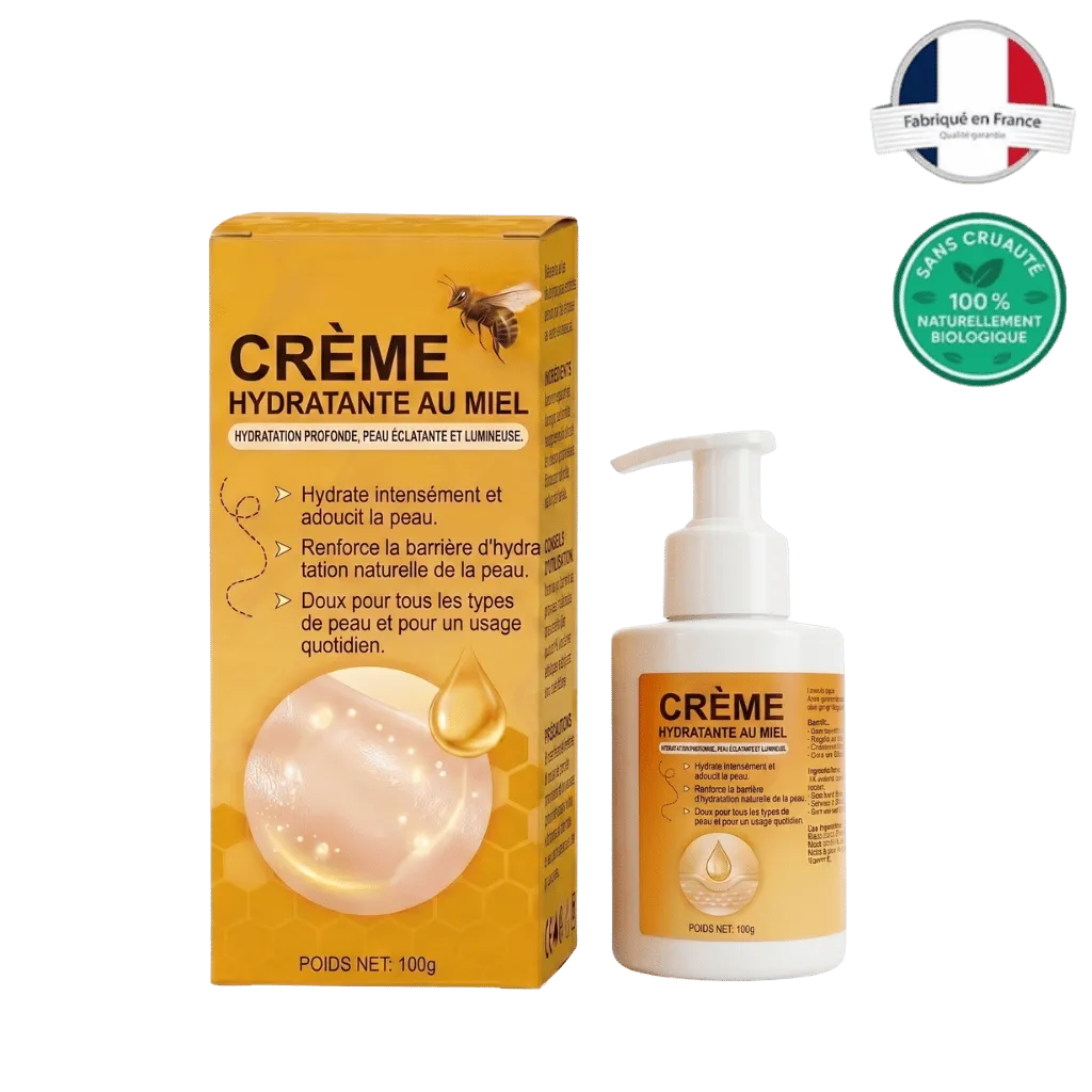 Crème Hydratante au Miel