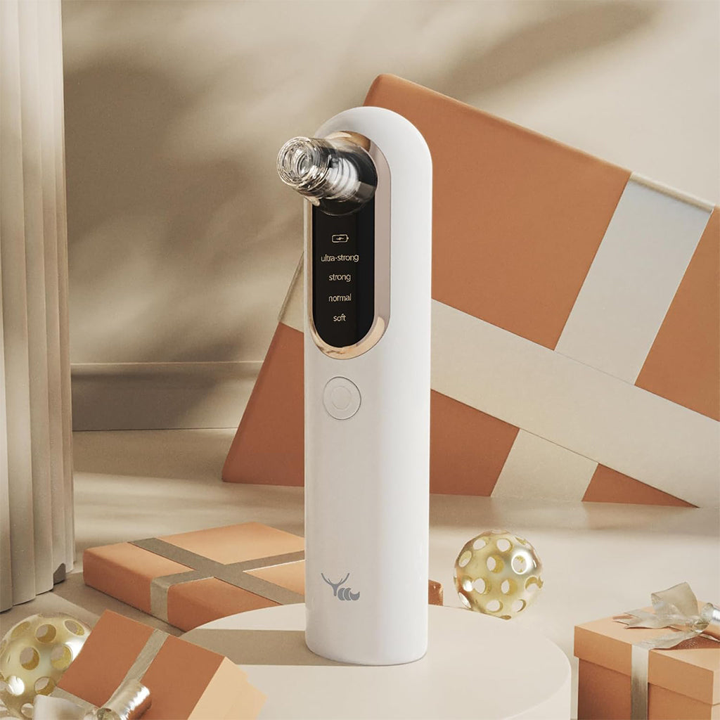 Image of Autera ClearSkin Pro, a rechargeable pore vacuum for deep skin cleansing with various suction levels.
